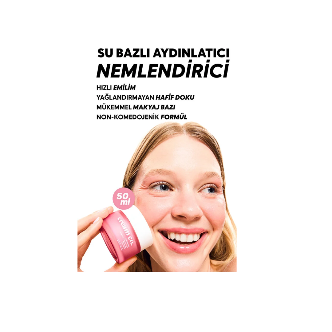 Cream Co. Su Bazlı Moisturizer Nemlendirici Yüz Kremi
