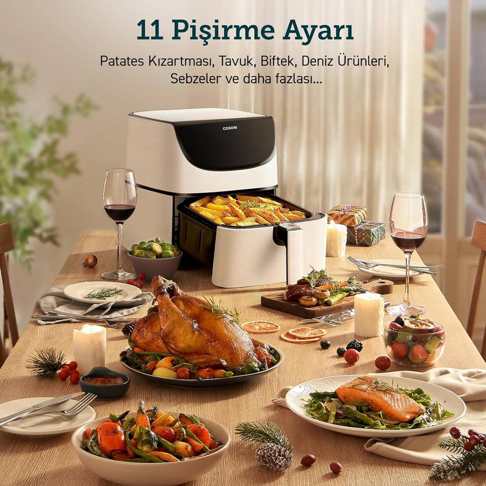 Cosori XXL Sıcak Hava Fritözü 5,5 Litre - 1700W