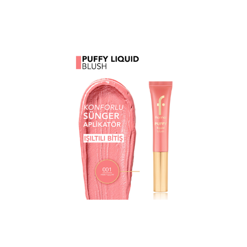 Flormar Puffy Likit Allık No: 01 Pinky Glow