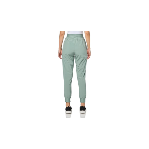 Under Armour Rival Hi Rise Woven Kadın Yeşil Günlük Stil Eşofman Altı 1382727-001