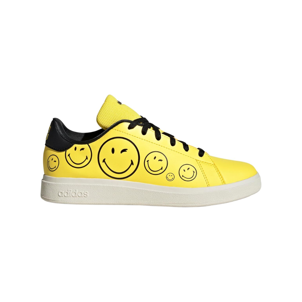Adidas Advantage Smiley J Ayakkabı Çocuk Unisex Sarı - Siyah
