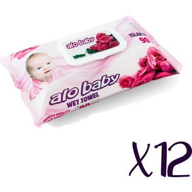 Alo Baby Islak Havlu 90'lı x 12 thumbnail