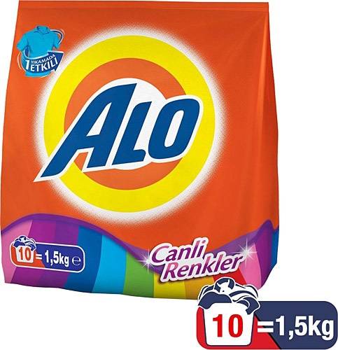 Alo Canlı Renkler Toz Deterjan 1.5 Kg
