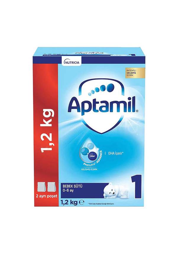 Aptamil 1 Devam Sütü 0-6 Ay 1200 G