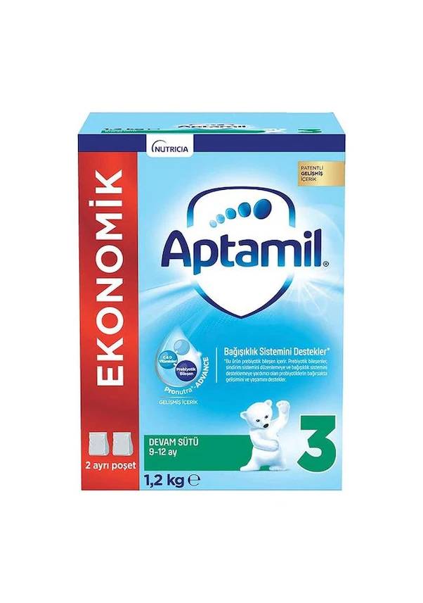 Aptamil 3 Devam Sütü 9-12 Ay 1200 G