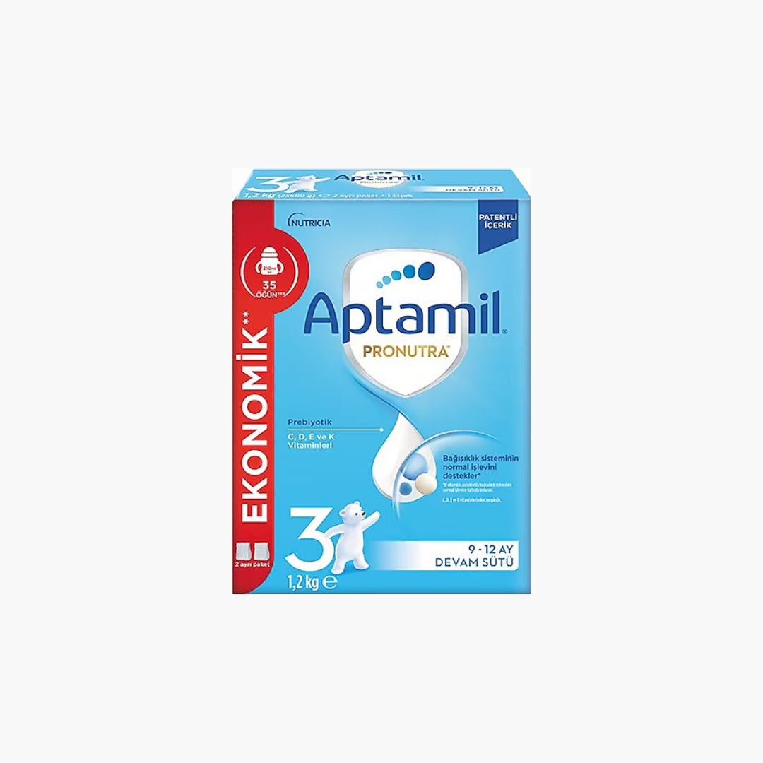 Aptamil 3 Prebiyotikli Devam Sütü 1200 Gr