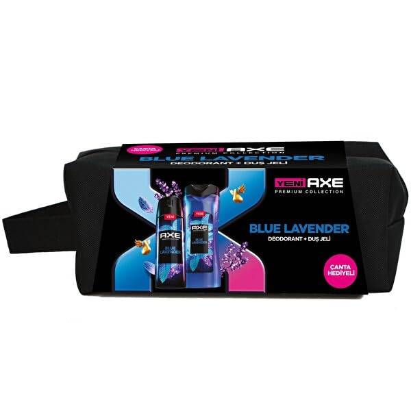 Axe Blue Lavender Deodorant + Duş Jeli Seti (Çanta Hediyeli) thumbnail