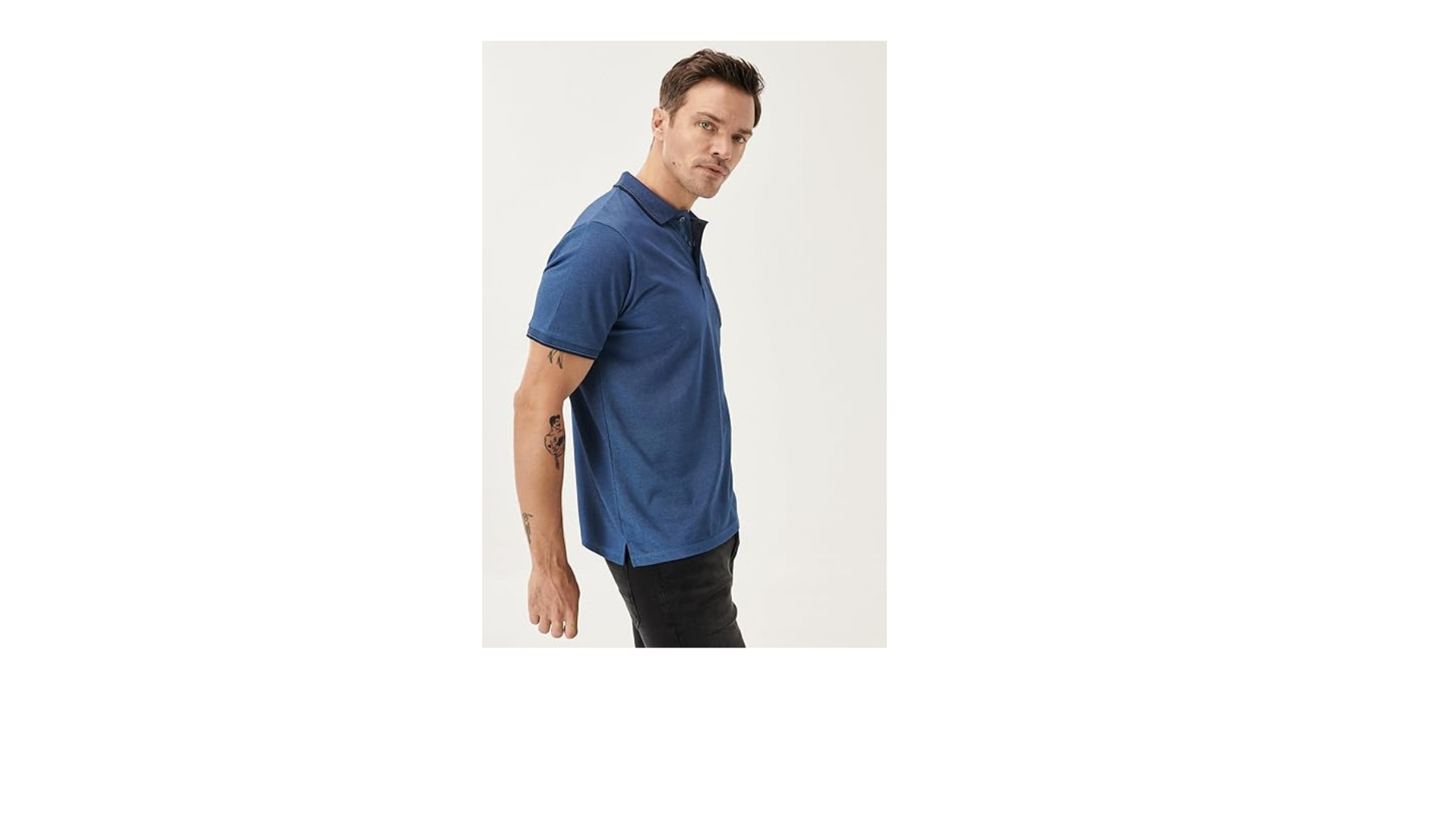 AC&CO/Altınyıldız Classics Polo Yaka Cepli Regular Fit Geniş Kesim Düz Tişört