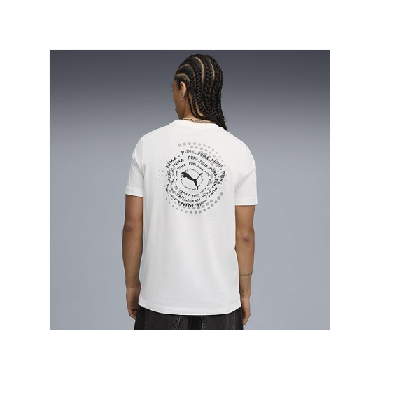 Graphic Tee Erkek Beyaz Günlük Stil T-Shirt 68803402