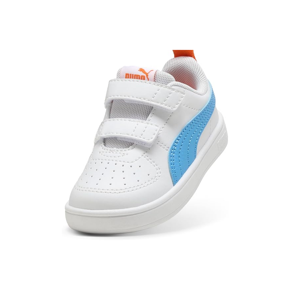 Puma Rickie V Inf Spor Ayakkabı Çocuk Unisex Beyaz - Mavi - Turuncu