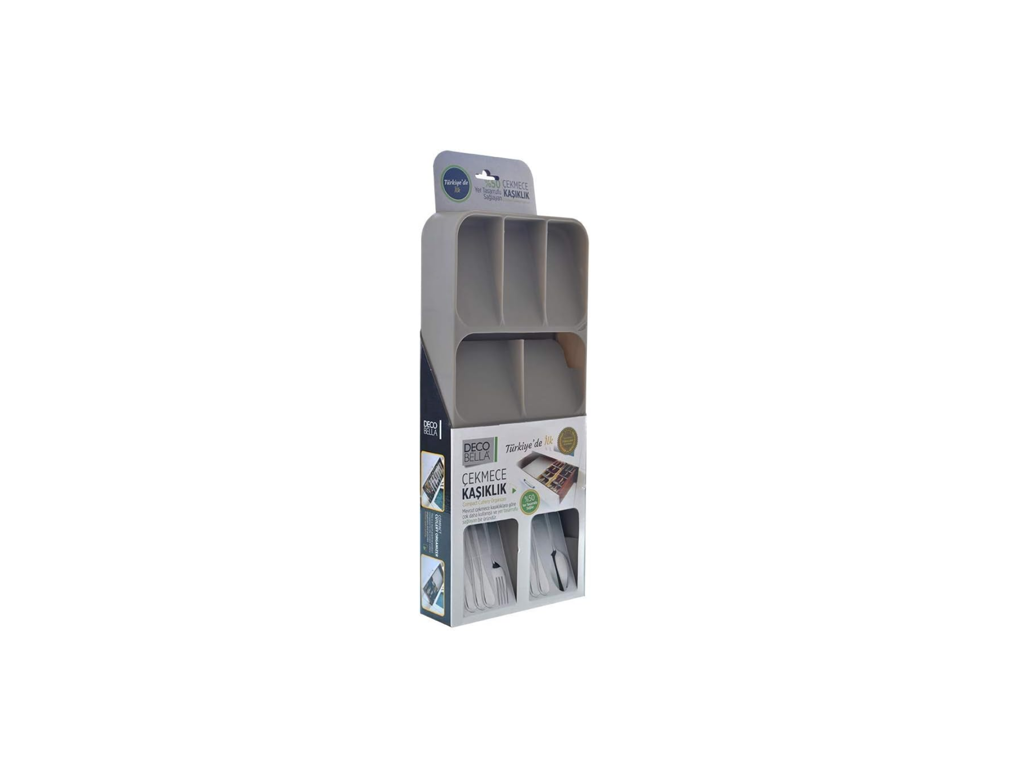 DecoBella 50804 9 Bölmeli Çekmece Kaşıklık
