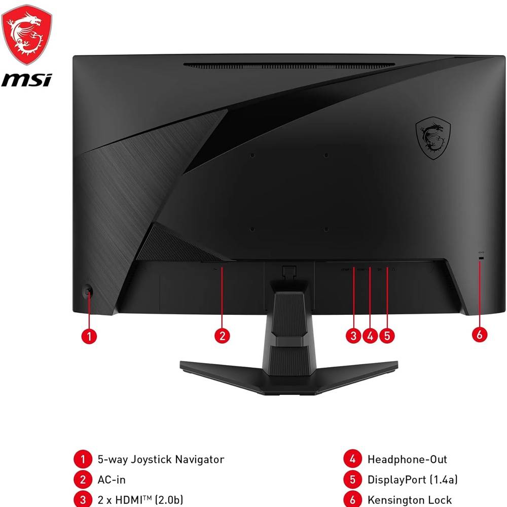 MSI MAG 27CQ6F 27" 0.5 ms 180 Hz Gaming Monitör