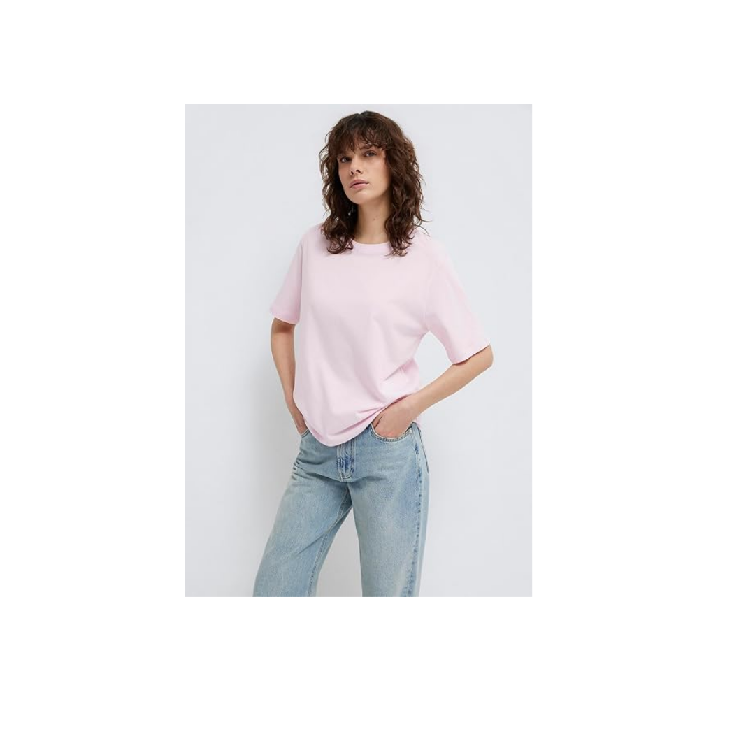 Bisiklet Yaka Kırmızı Basic Tişört Regular Fit/Normal Kesim 1600955-86417
