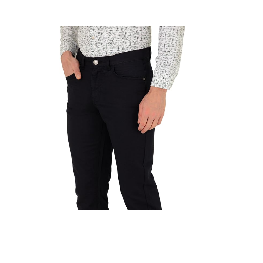 Pierre Cardin Erkek Siyah Pantolon (Kanvas-Chino) 50268095-VR046