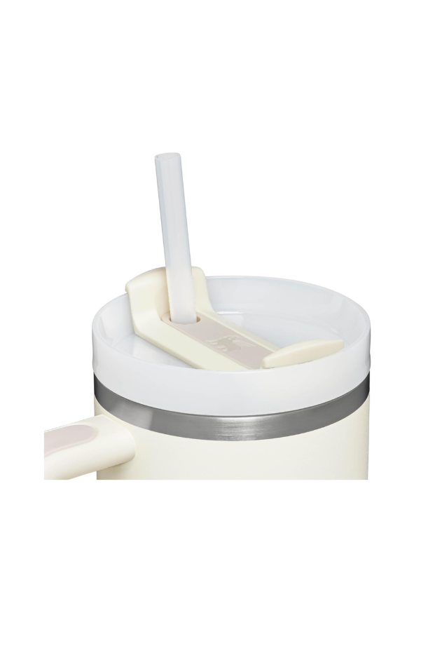Stanley Quencher Pipetli Termos Bardak, 1.18 Litre, Krem