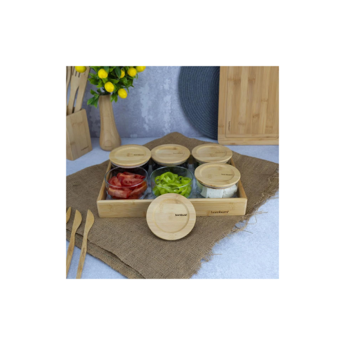 Bambum Duo 13 Parça Cam Kahvaltı Seti