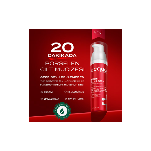 Acqua Perfection Collagen Wrapping Mask Kolajen Soyulabilen Cilt Bakım Maskesi 70 ml