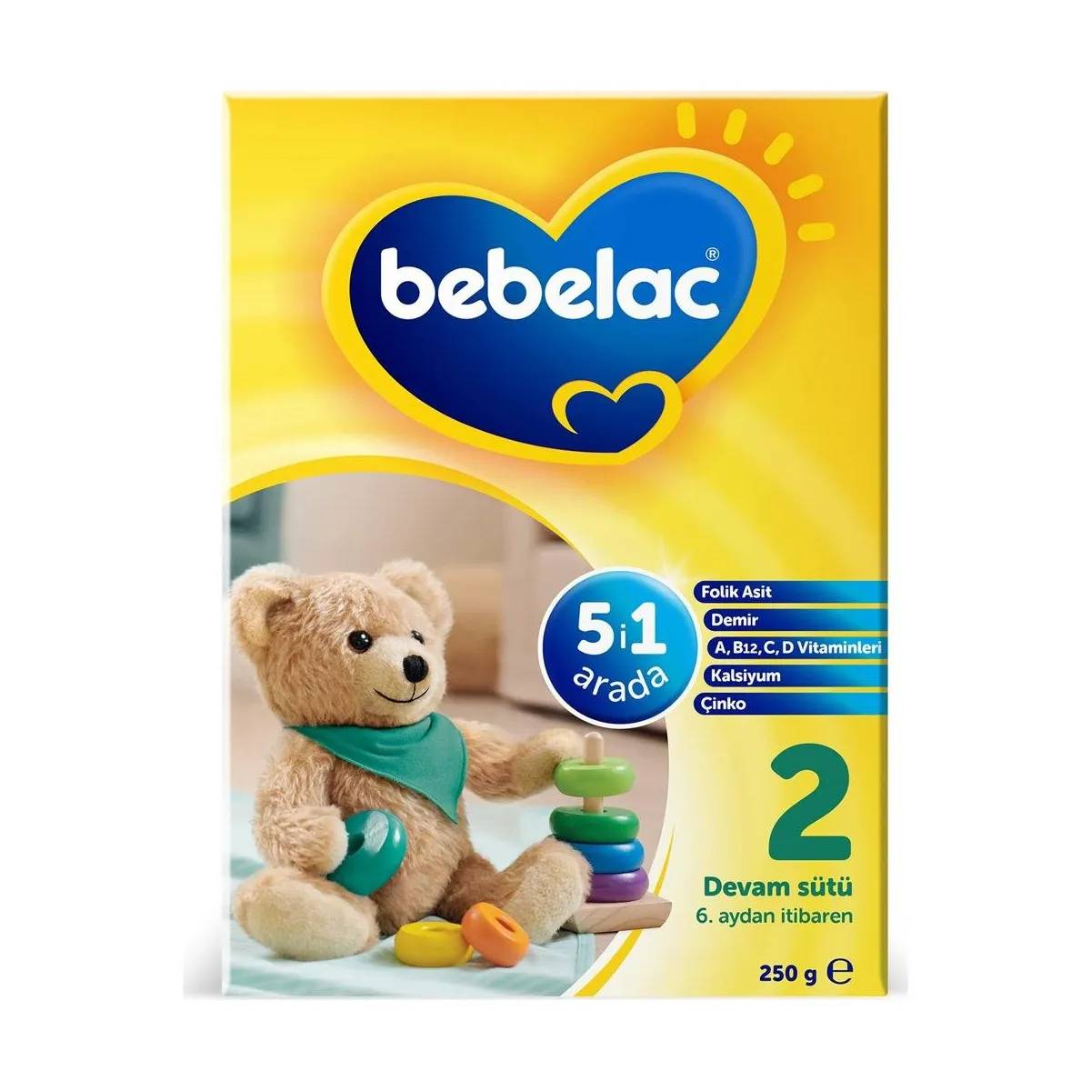 Bebelac 2 250 gr Devam Sütü Bebek Maması (6-12 Ay) thumbnail