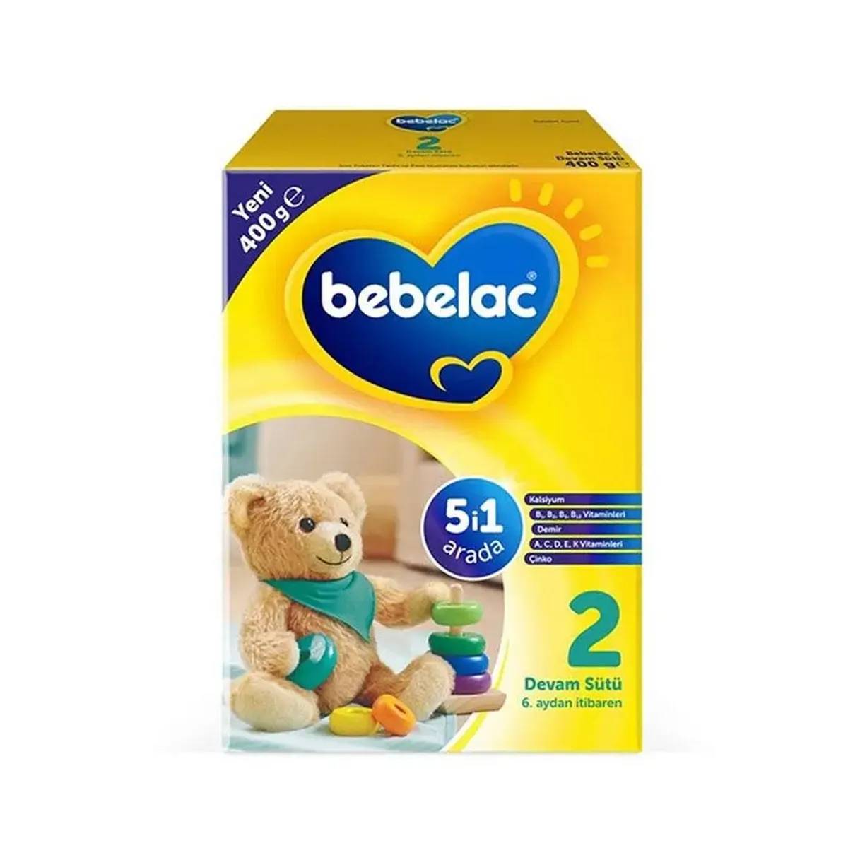Bebelac 2 400 gr Devam Sütü Bebek Maması (6-12 Ay)
