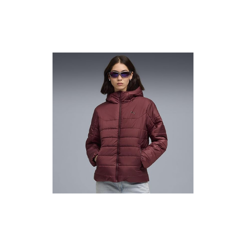 Puma Ess Hooded Padded Jacket Mont Kadın Bordo