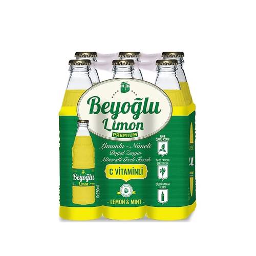 Beyoğlu Gazozu Premium Limon Aromalı Gazoz 250 ml