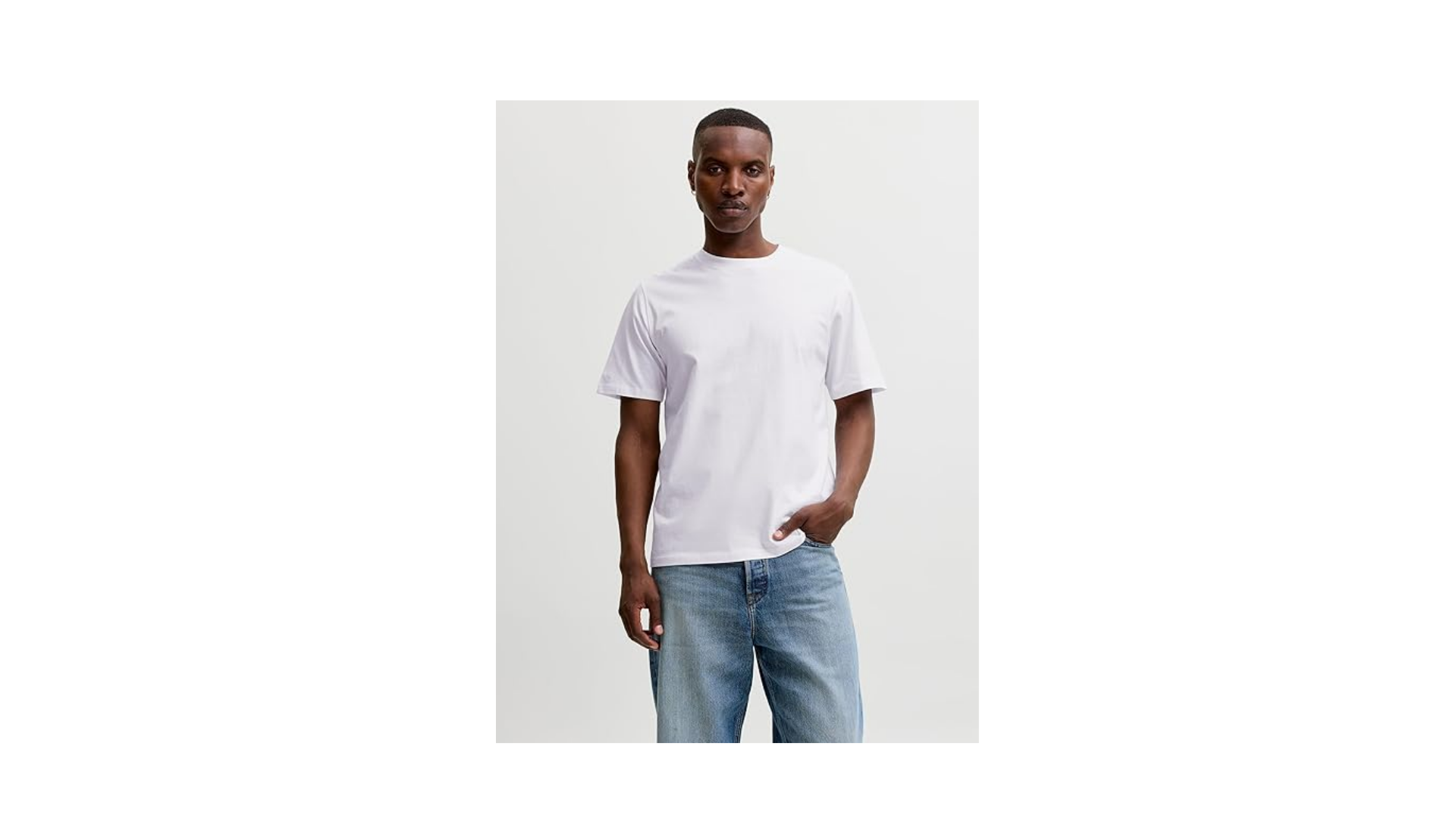 JJEORGANIC BASIC TEE SS O Sarı Erkek T-Shirt