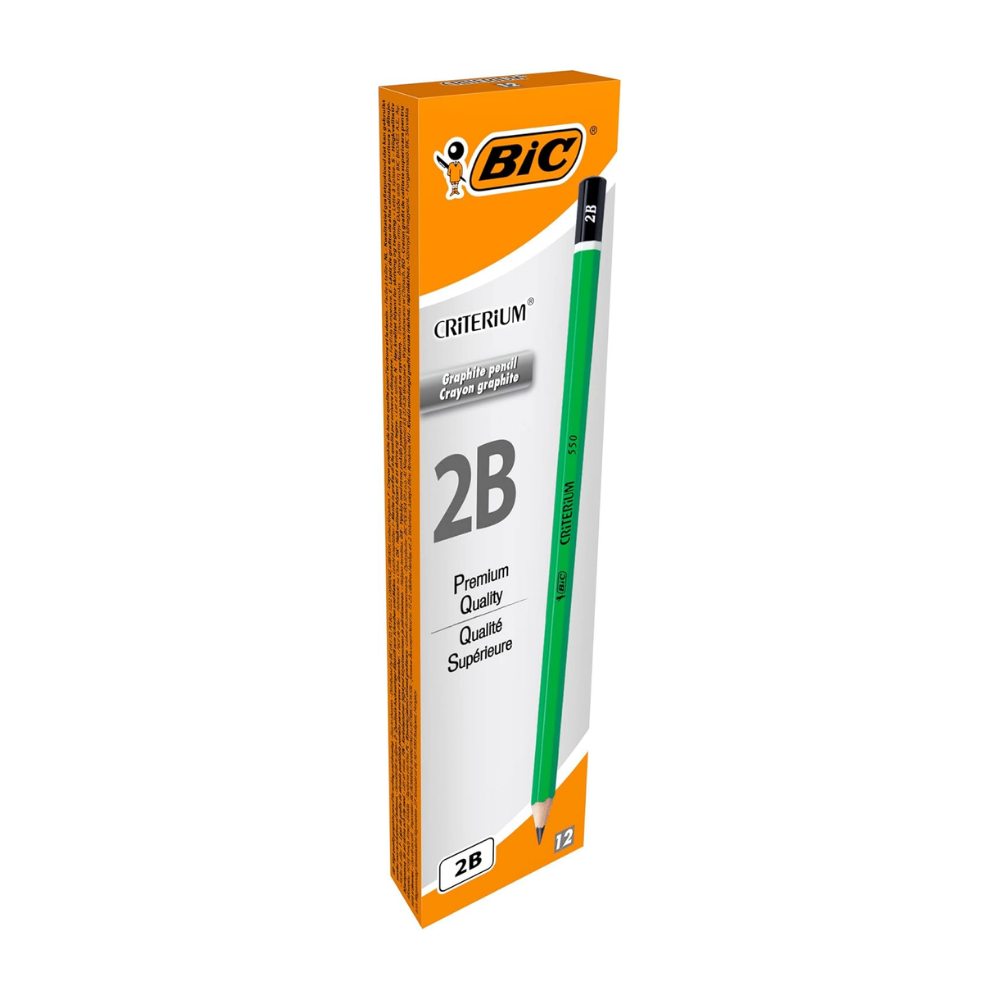 BIC Criterium 550 2B Kurşun Kalem, Mercanlı Kalem