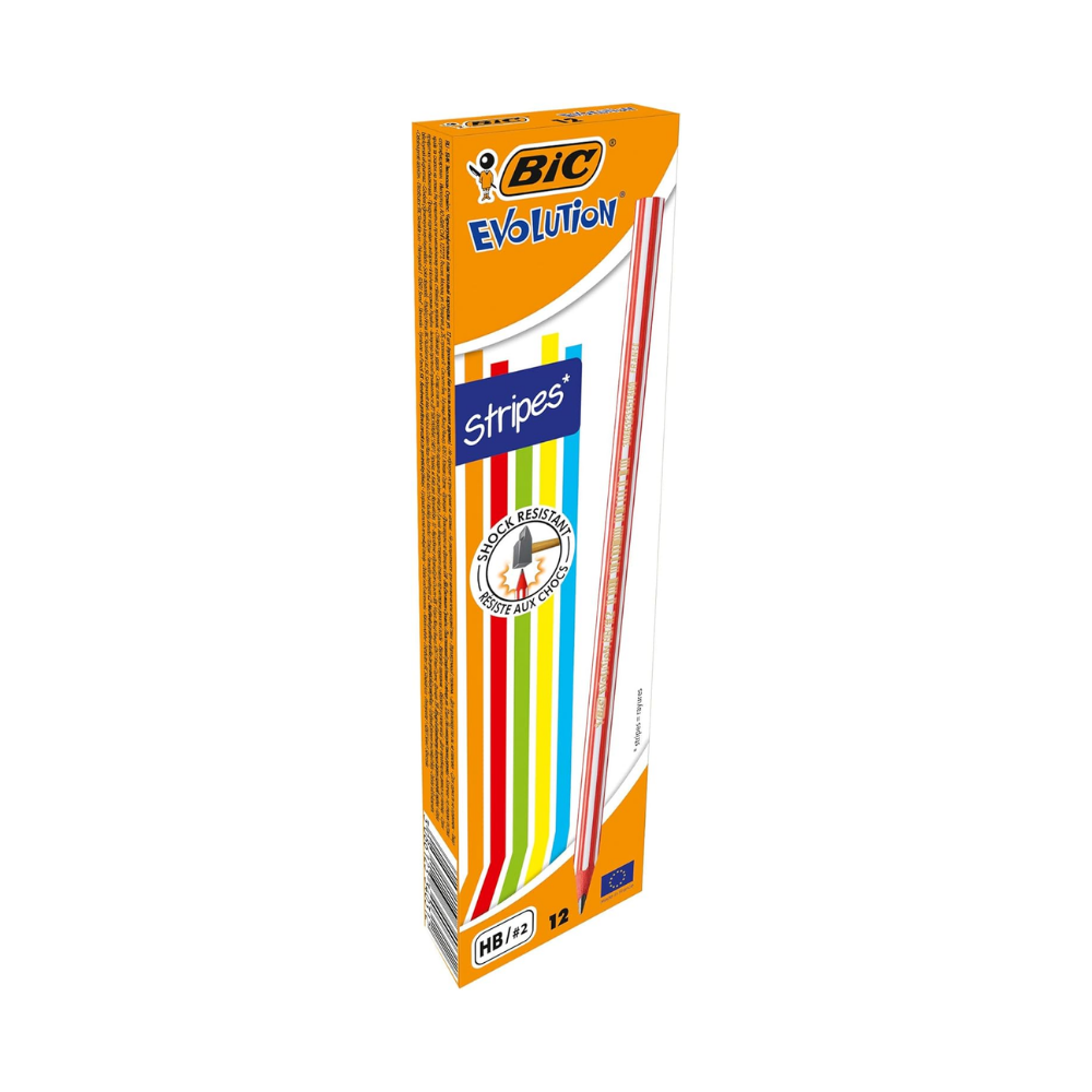 BIC Evolution Stripes Kurşun Kalem 12'li