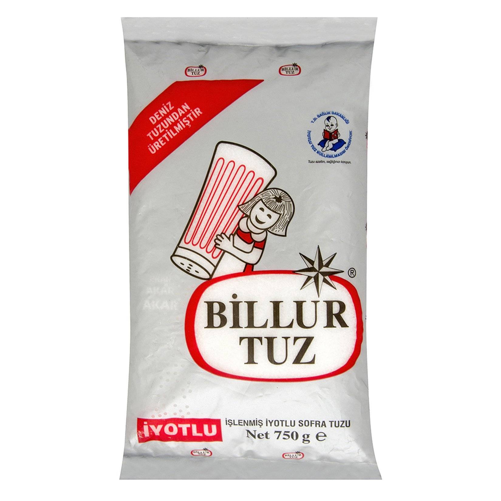 Billur Tuz İyotlu Sofra Tuzu 750g thumbnail