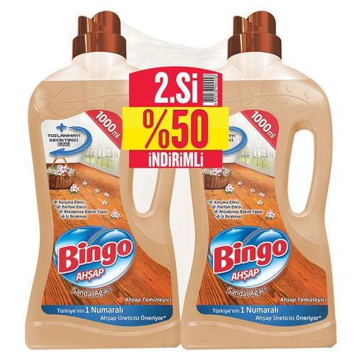 Bingo Ahşap Temizleyicisi 1Lt+1 Lt