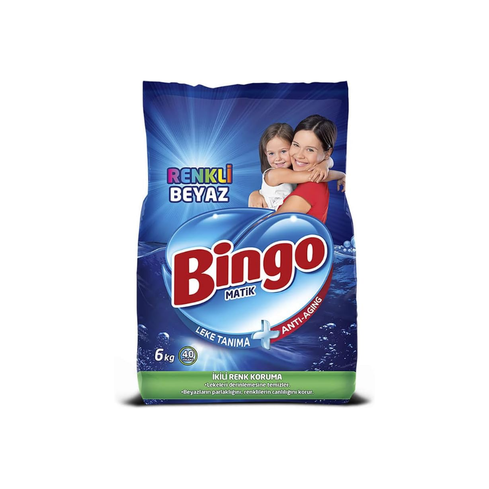 Bingo Matik Konsantre, Renkli & Beyaz, 6 Kg thumbnail