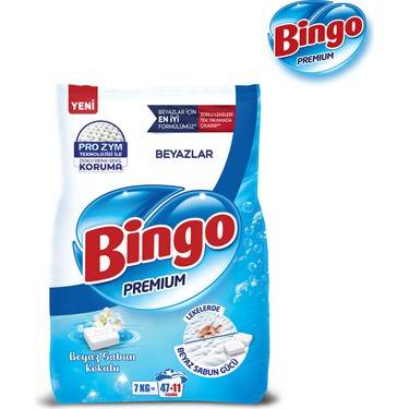Bingo Premium Toz Çamaşır Deterjanı 7 Kg Beyazlar