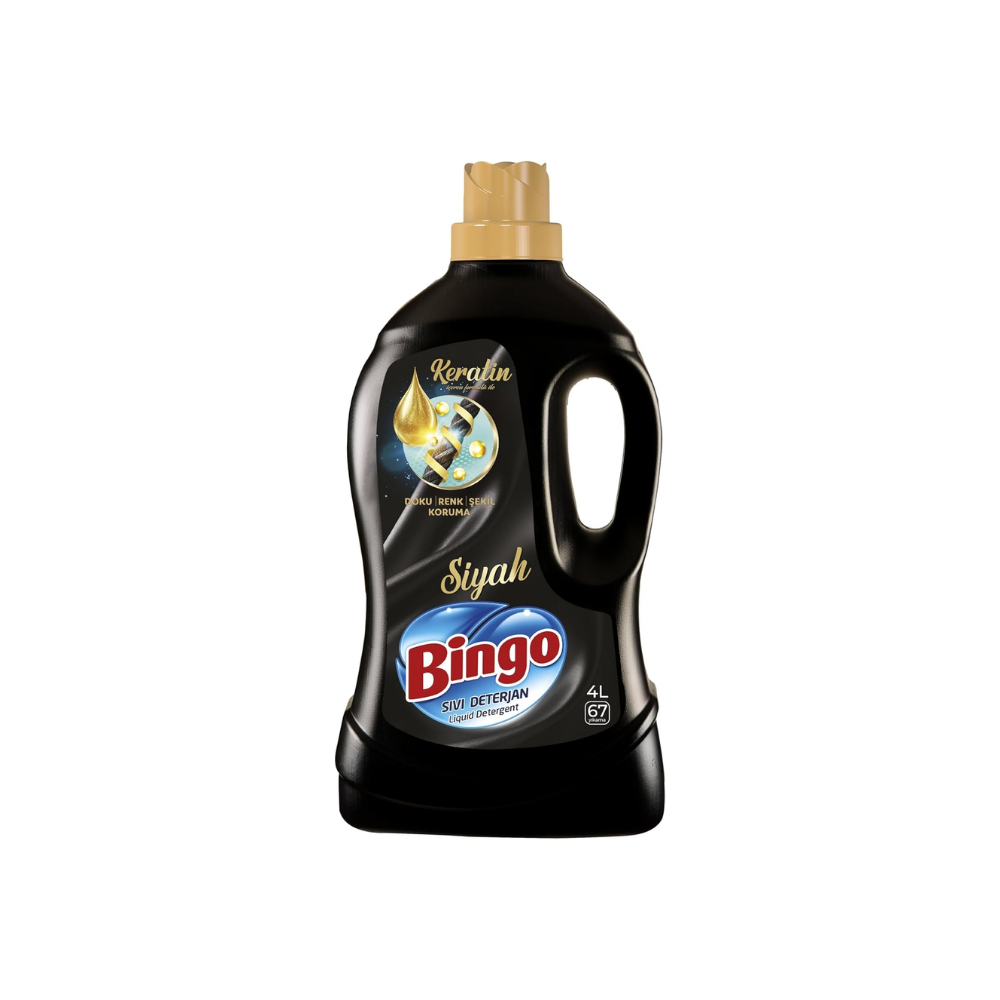 Bingo Sıvı Bakım Çamaşır Deterjanı, Siyah, 4 Lt thumbnail