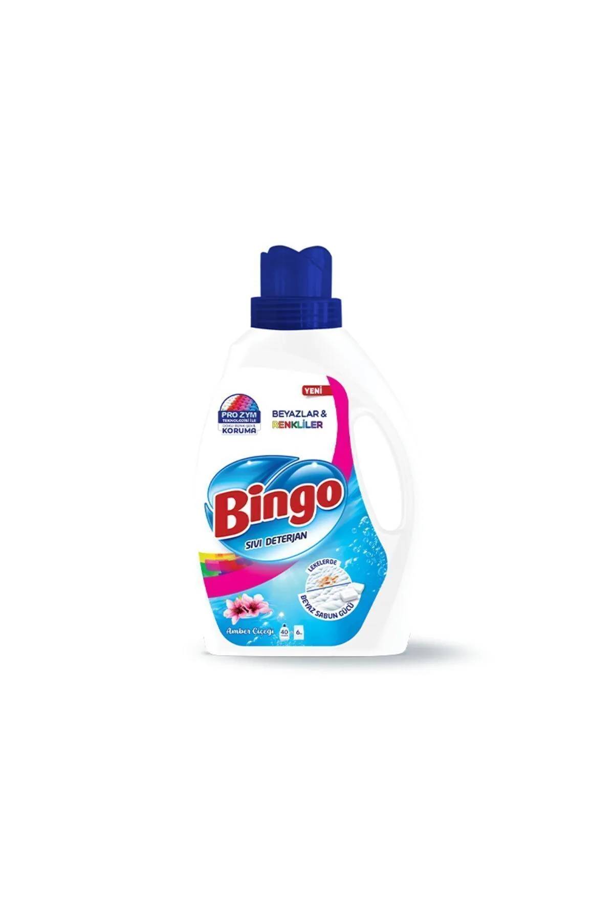 Bingo Sıvı Çamaşır Deterjanı Renkliler ve Beyazlar 2600 ml