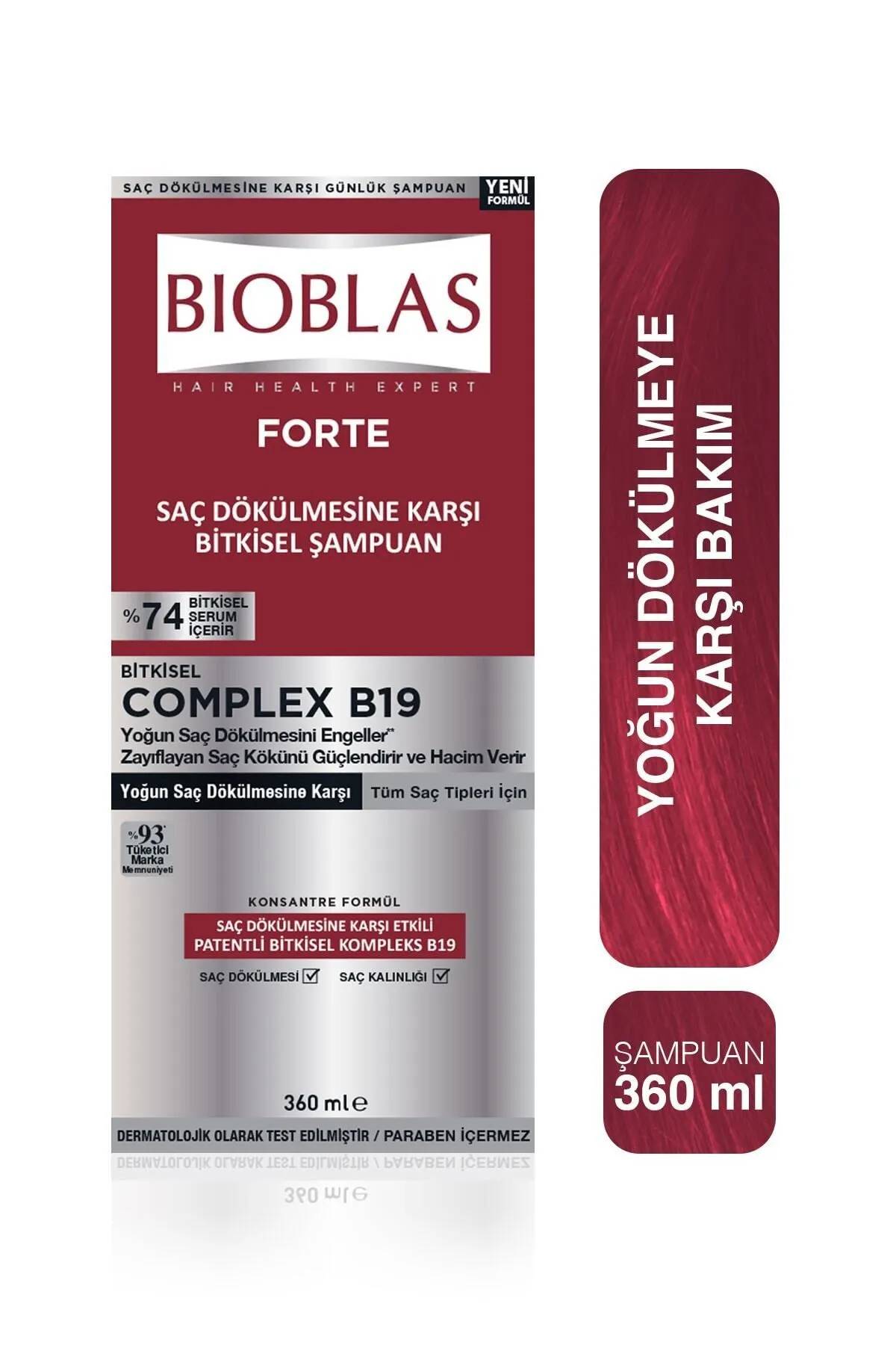 Bioblas Forte Dökülme Önleyici Şampuan 360 ml