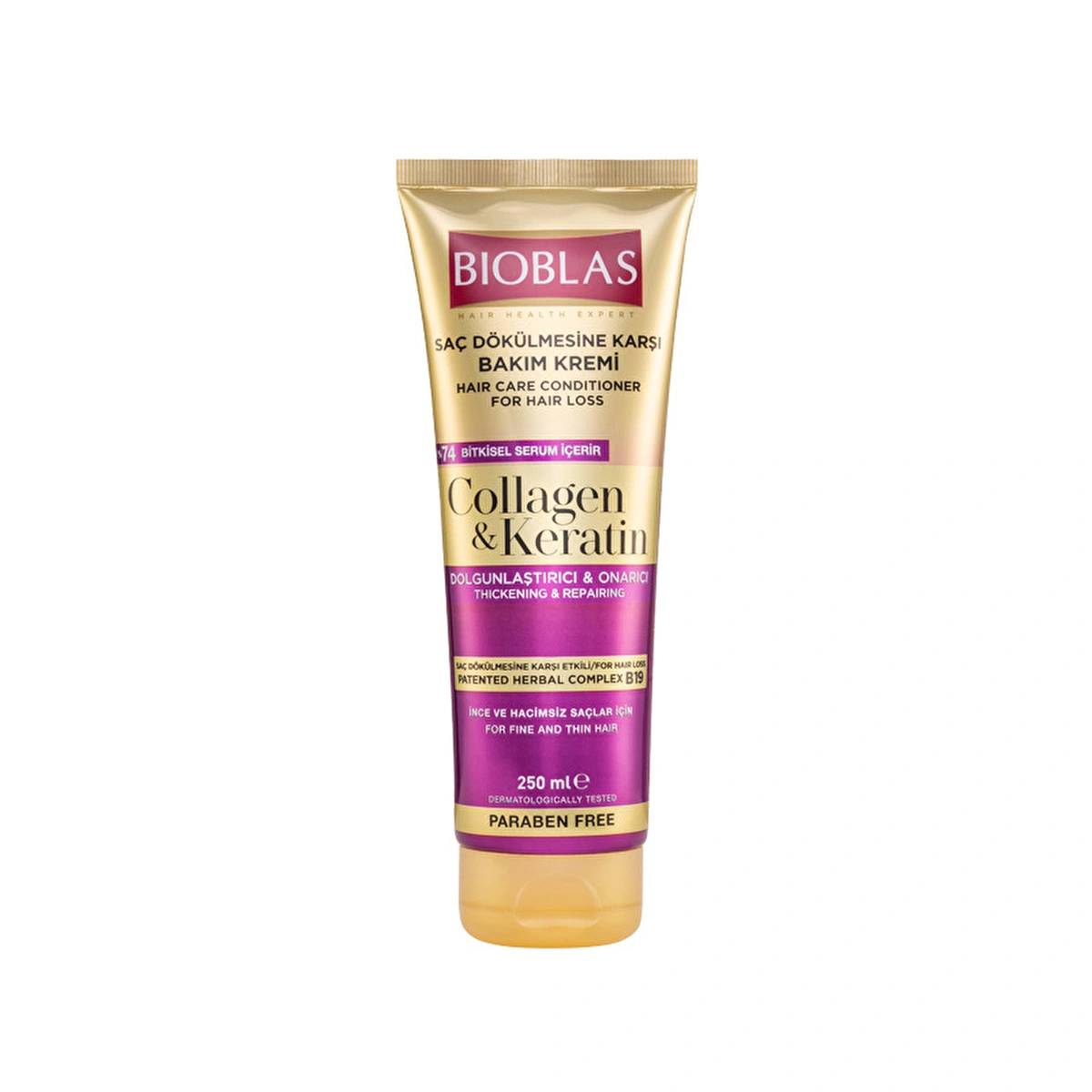 Bioblas Kolajen & Keratin Saç Kremi 250 ml