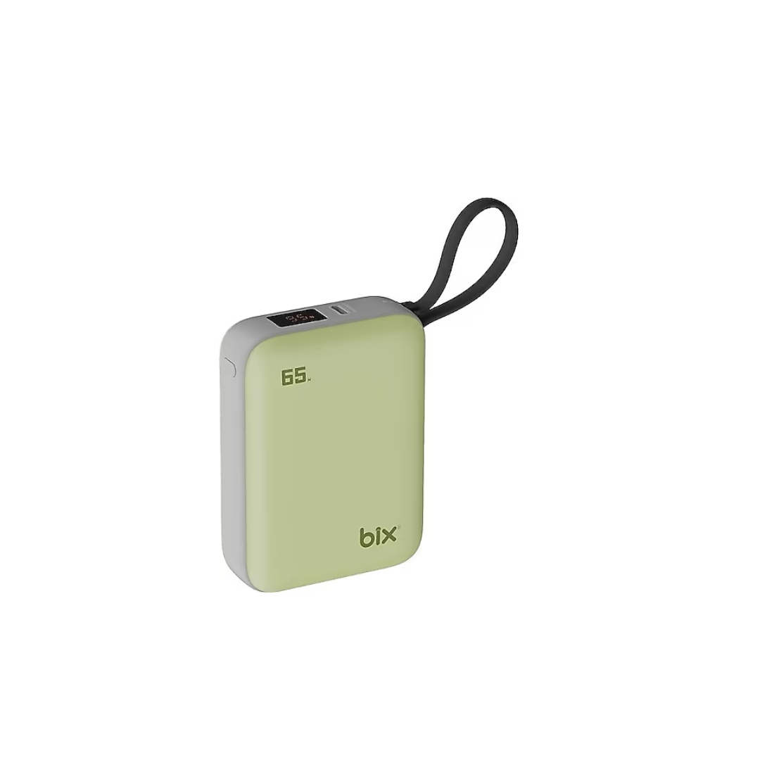 Bix PB120 20000mAh 65W  PD Kompakt Tasarımlı Dijital Göstergeli Powerbank Taşınabilir