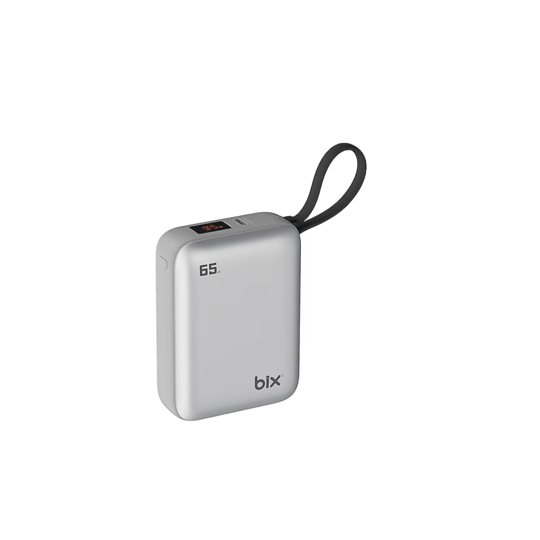 Bix PB120 20000mAh 65W PD Kompakt Tasarımlı Dijital Göstergeli Powerbank Taşınabilir