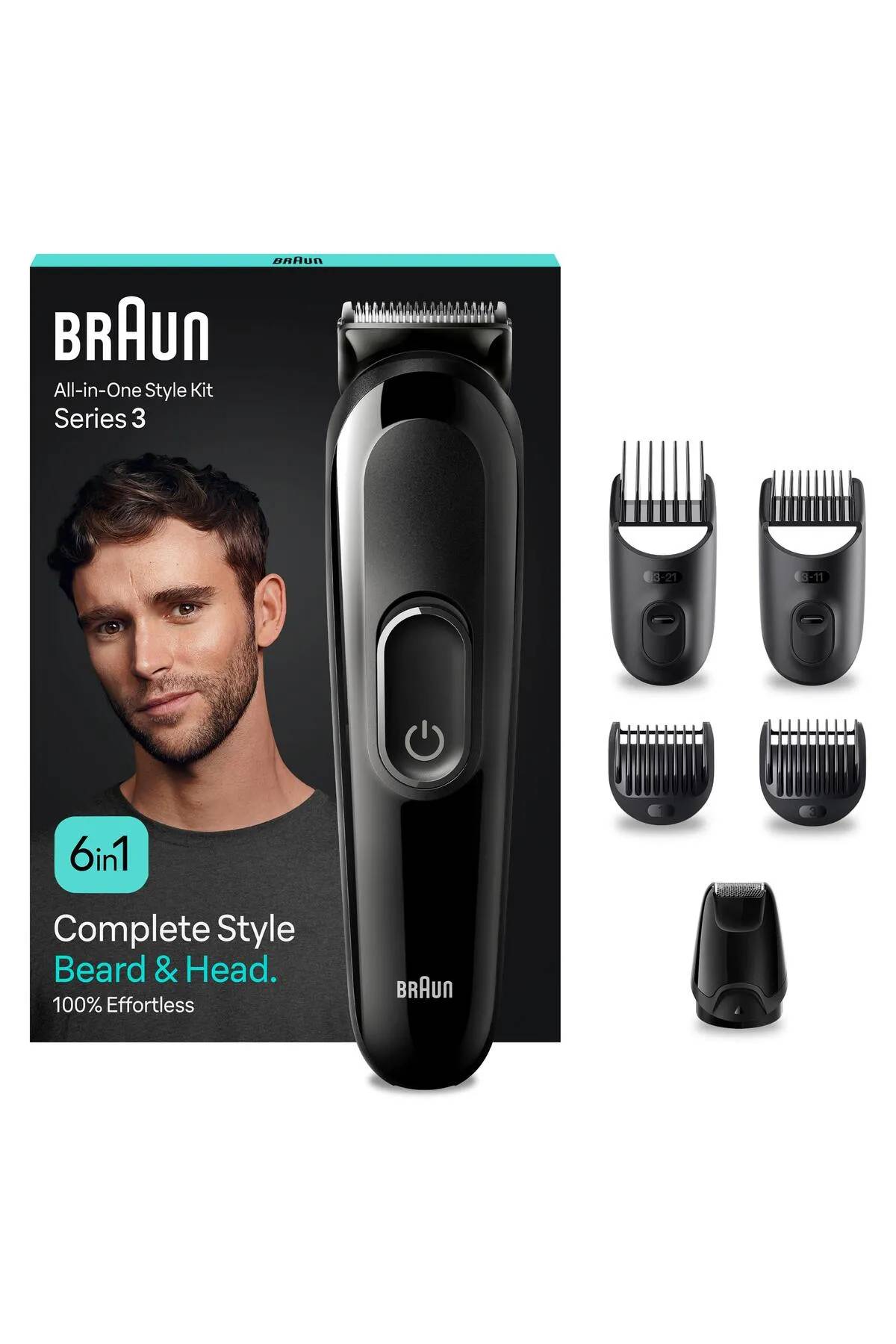 Braun All-in-One Style Kit Series 3 MGK3420 – Erkek Bakım Seti | 6’sı 1 Arada Tıraş ve Şekillendirme
