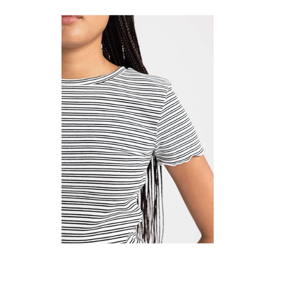 DeFacto Kadın Slim Fit Bisiklet Yaka Kısa Kollu Tişört