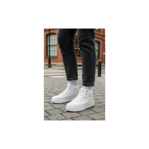 Kinetix Lowner Pu HI 5PR Beyaz Unisex High Sneaker