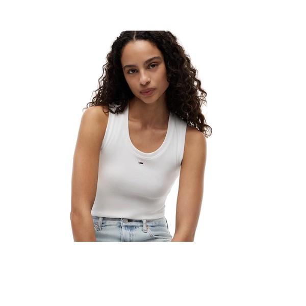 Tommy Jeans TJW ESSENTIAL RIB TANK EXT Tişört Kadın