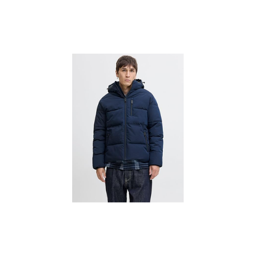 Jack & Jones Jjeowen Puffer Sn Erkek Mont/Ceket Sky Captain Larcivert