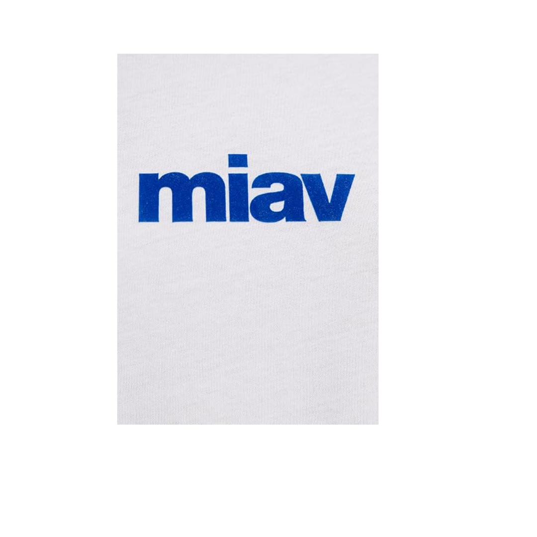 Miav Baskılı Beyaz Tişört Regular Fit/Normal Kesim 1610622-620