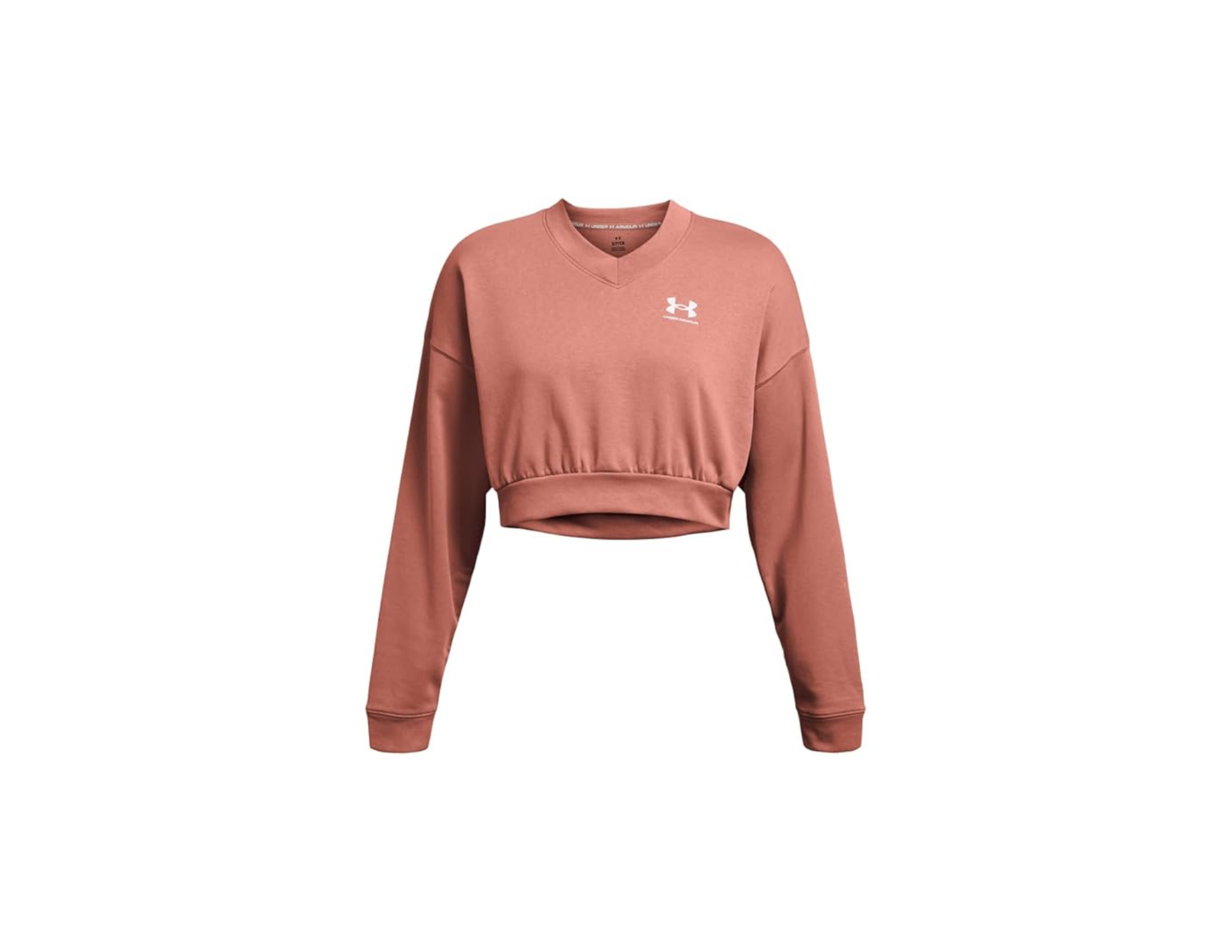 Under Armour Rakip Terry Büyük Boy Kırpılmış Bisiklet Yaka Sweatshirt Sweatshirt Kadın