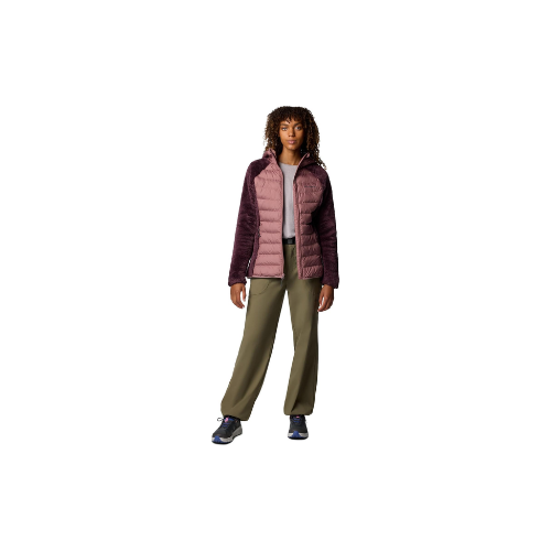 Columbia Powder Lite 2 Sherpa Hybrid Jacket Pufferjjacke Kadın İncir