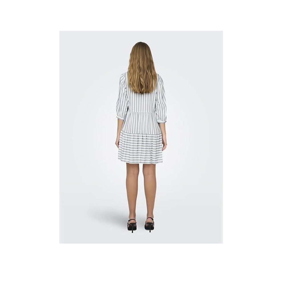 ONLY ONLKAYA 3/4 PUFF SHORT DRESS WVN NOOS Elbise Kadın