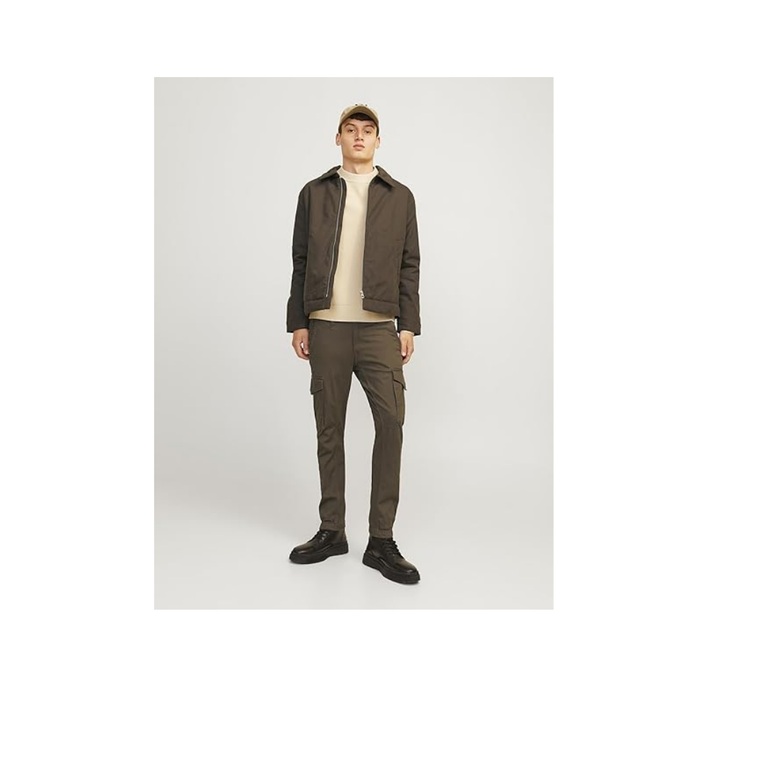 JACK & JONES Kargo Pantolon Lastikli Paça Dar Kesim, 12139912