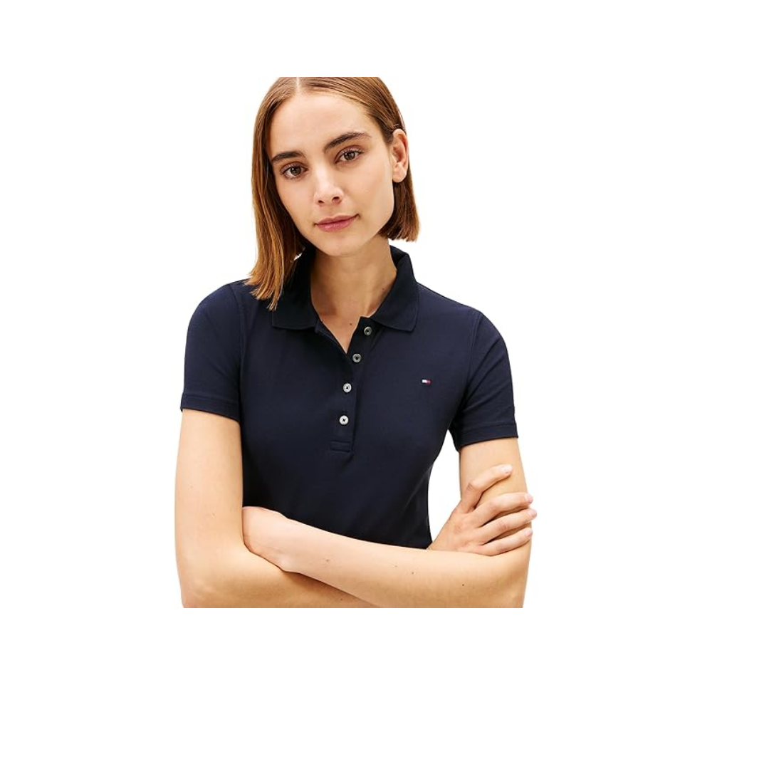Tommy Hilfiger 1985 SLIM PIQUE POLO DRESS SS Elbise Kadın