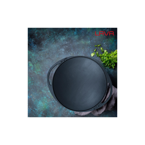 Lava Döküm Kavurma Tavası Metal Kulplu 28cm